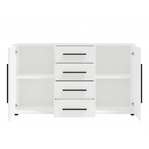 Moderne zweitürige Kommode MAXIVO aus Kaschmir für das Schlafzimmer 3/9