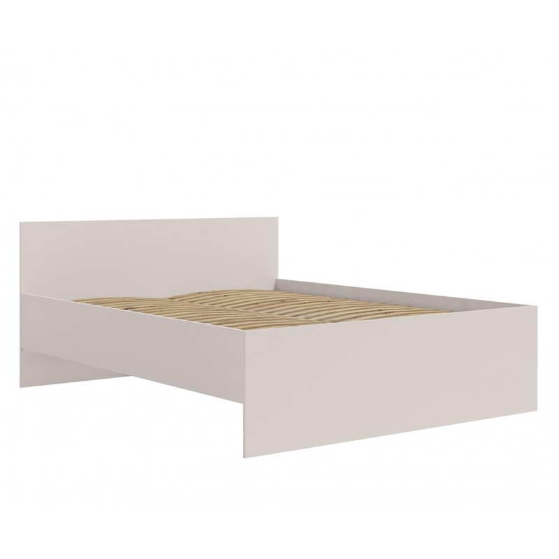 Modernes Kaschmirbett MAXIVO mit hohem Kopfteil und Holzrahmen für das Schlafzimmer