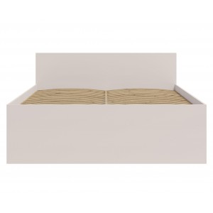 Modernes Kaschmirbett MAXIVO mit hohem Kopfteil und Holzrahmen für das Schlafzimmer 2/9