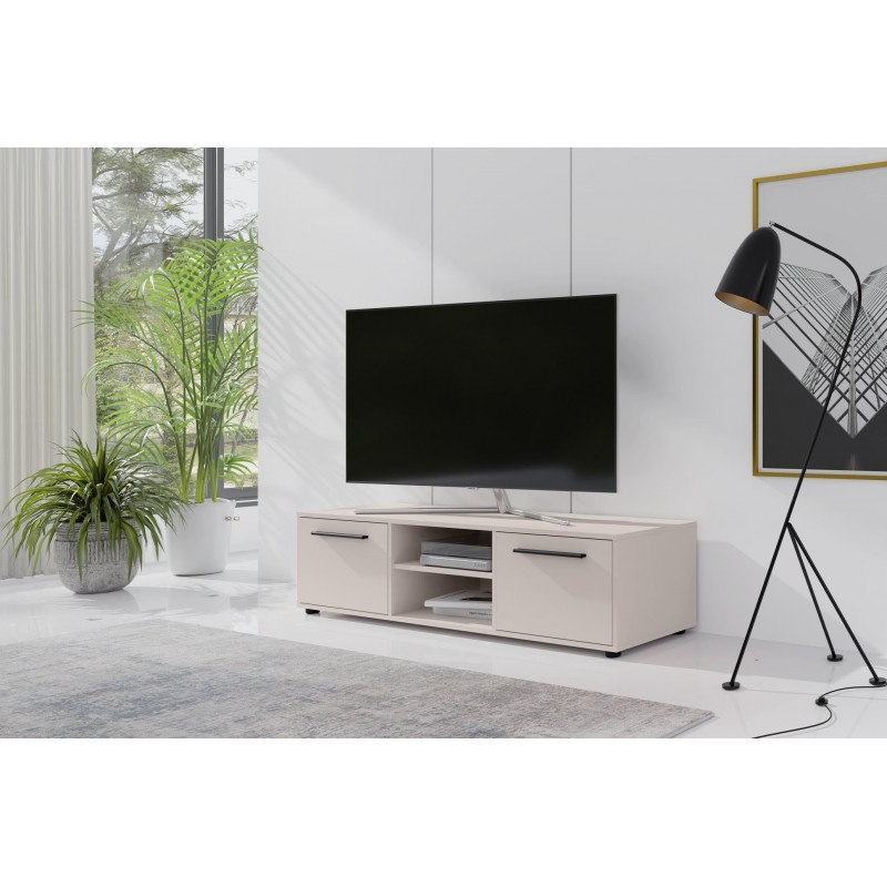 Moderner zweitüriger Schrank RTV MAXIVO Kaschmir für das Wohnzimmer 4/9