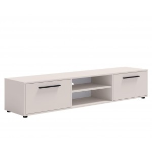 Stilvoller breiter zweitüriger Schrank RTV MAXIVO kaschmir für das Wohnzimmer 1/9