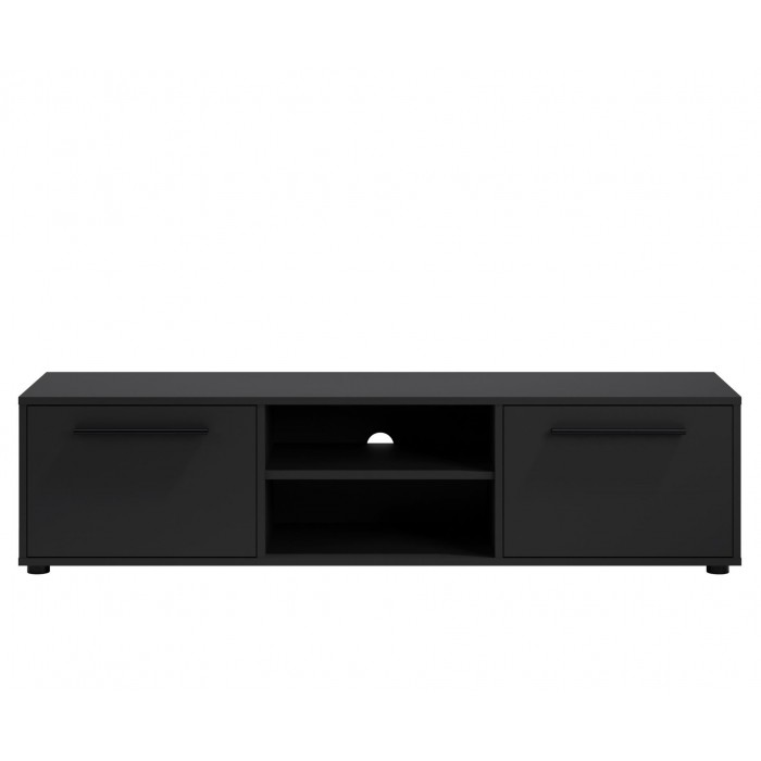Moderner zweitüriger RTV-Schrank MAXIVO schwarz...