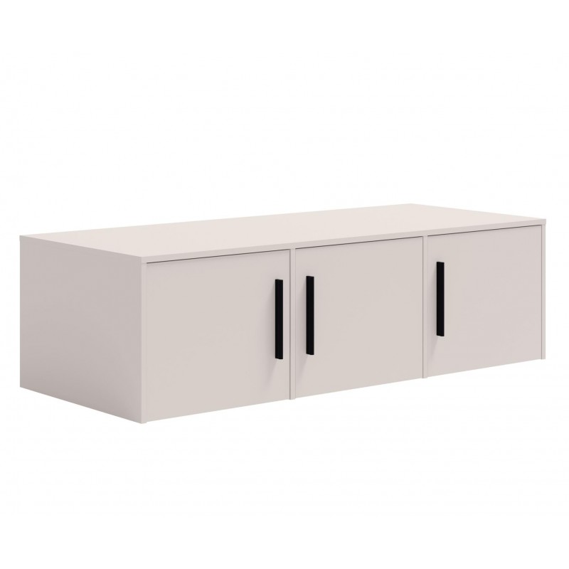 Dreitüriger Kleiderschrank Cashmere mit Auszug MAXIVO kippbar mit Schubladen und Spiegel 4/9