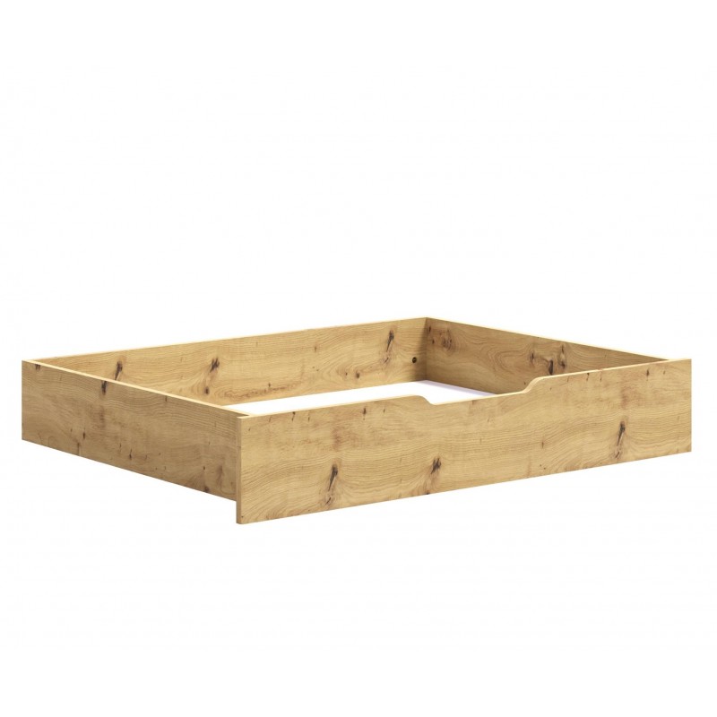 Modernes Eichenbett MAXIVO mit Bettkasten und Holzrahmen für das Schlafzimmer 4/9