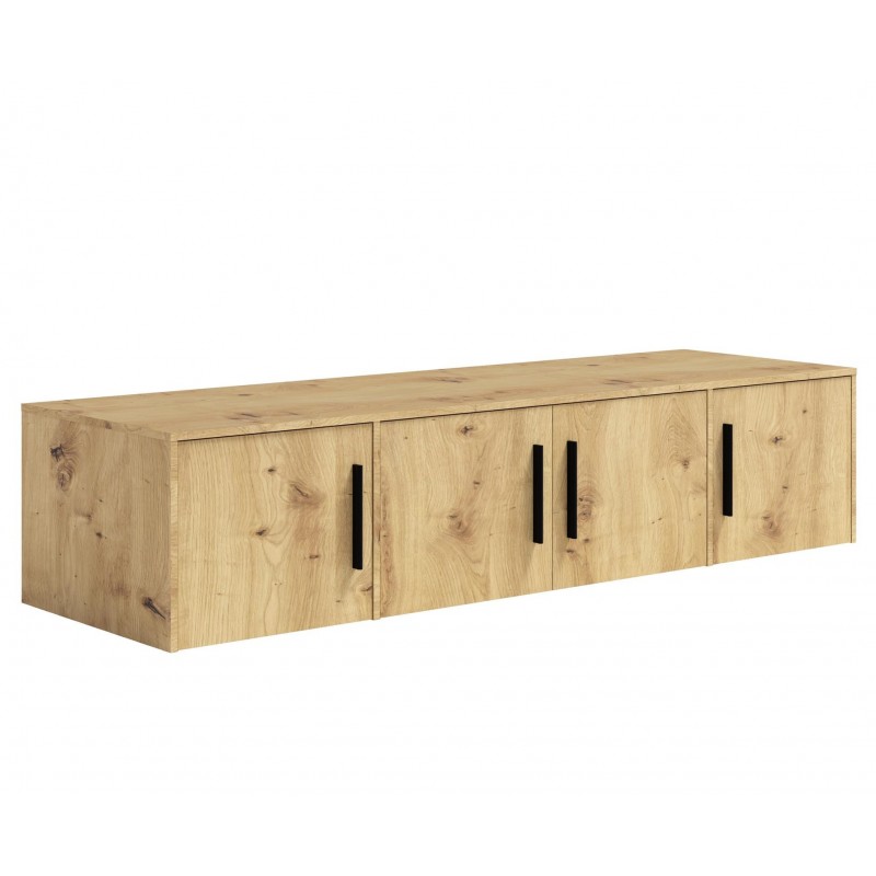 Viertüriger Kleiderschrank aus Eiche mit Auszug MAXIVO kippbar mit Schubladen und Spiegel 4/9