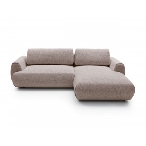 Stilvolles hellrosa Ecksofa MORENA mit Bettzeugablage für das Wohnzimmer 3/9