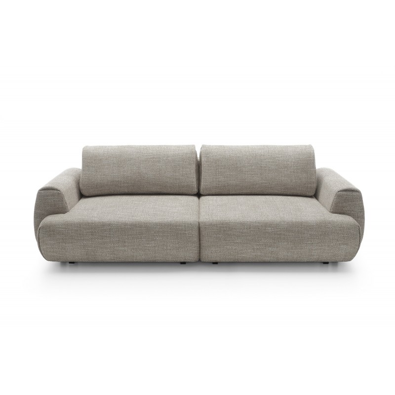Stilvolles graues Sofa MORENA mit Kissen und Bettzeugfach 4/9