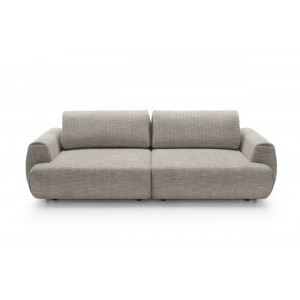 Stilvolles graues Sofa MORENA mit Kissen und Bettzeugfach 4/9