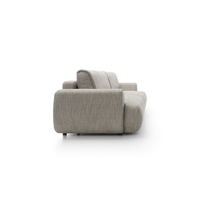 Stilvolles graues Sofa MORENA mit Kissen und Bettzeugfach 7/9