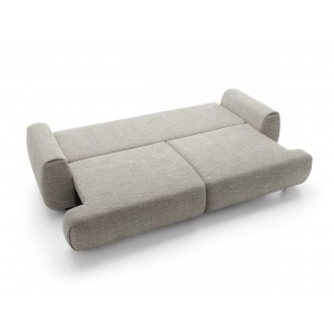 Stilvolles graues Sofa MORENA mit Kissen und Bettzeugfach 10/9