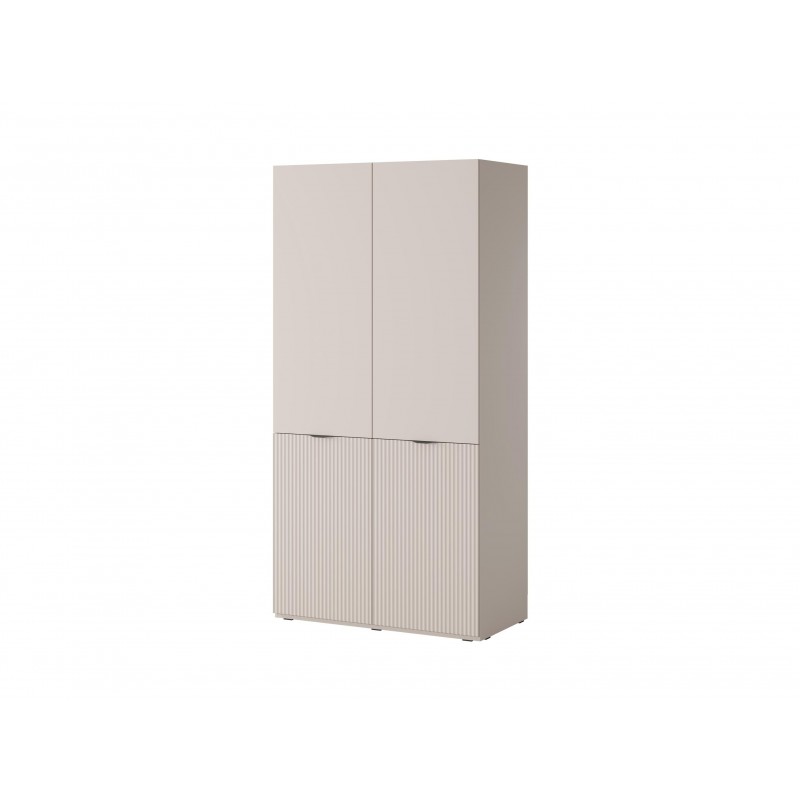 SANDBOX NOVA kippbarer geriffelter Kaschmir-Kleiderschrank mit 100cm Stange 1/9