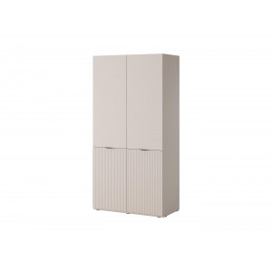 SANDBOX NOVA kippbarer geriffelter Kaschmir-Kleiderschrank mit 100cm Stange 1/9