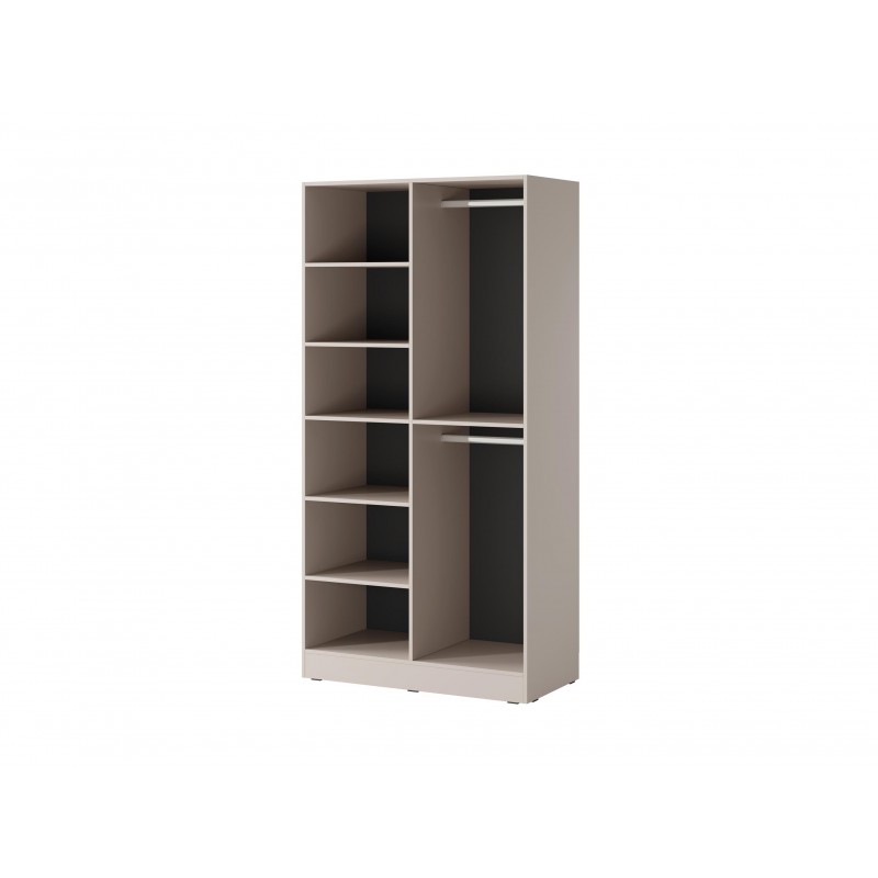 SANDBOX NOVA kippbarer geriffelter Kaschmir-Kleiderschrank mit 100cm Stange 3/9