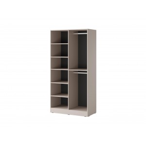 SANDBOX NOVA kippbarer geriffelter Kaschmir-Kleiderschrank mit 100cm Stange 3/9