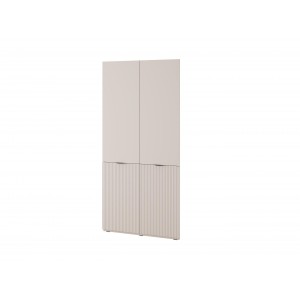 SANDBOX NOVA kippbarer geriffelter Kaschmir-Kleiderschrank mit 100cm Stange 4/9