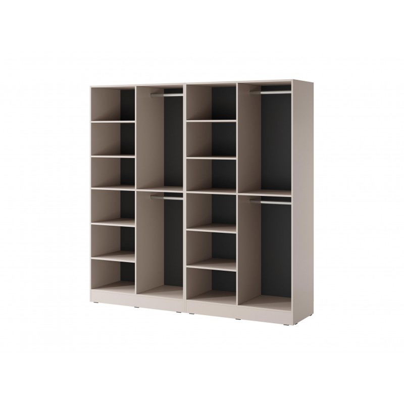 Satz von 2 modularen Schränken SANDBOX NOVA Kaschmir + FLUTES 3/9