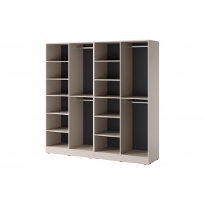 Satz von 2 modularen Schränken SANDBOX NOVA Kaschmir + FLUTES 3/9