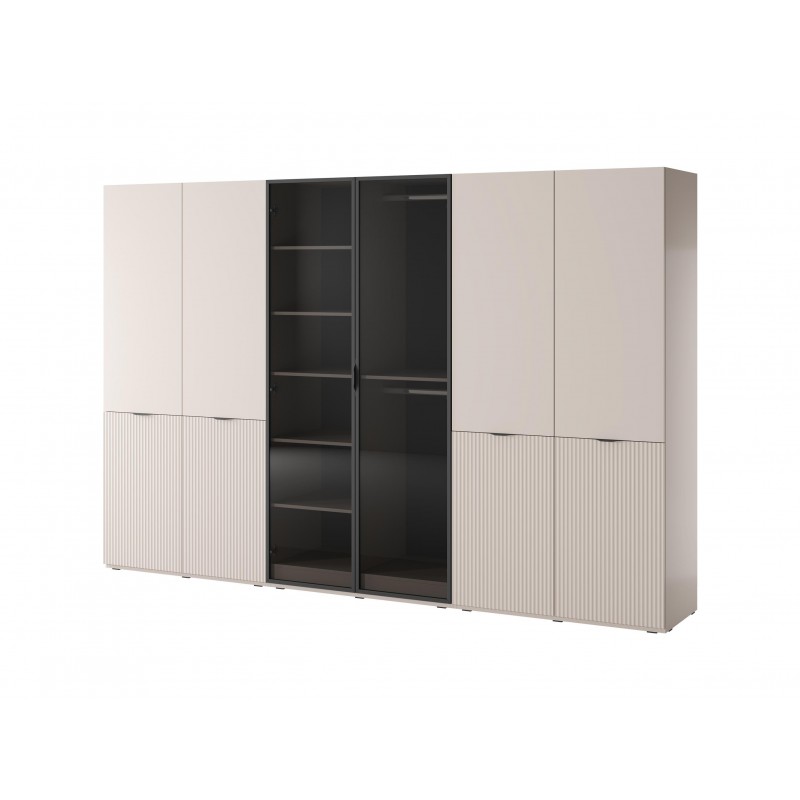 Satz von 3 modularen Schränken SANDBOX 2X NOVA Kaschmir + ANTISOL