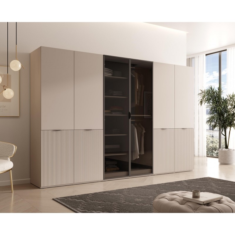 Satz von 3 modularen Schränken SANDBOX 2X NOVA cashmere + ANTISOL mit LED-Beleuchtung 2/9