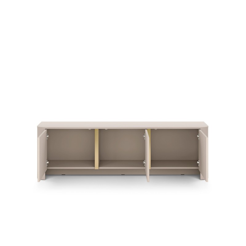 Moderner dreitüriger RTV-Schrank FARI cashmere für das Wohnzimmer 2/9