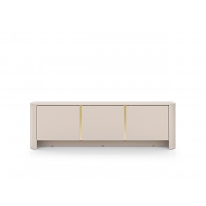 Moderner dreitüriger RTV-Schrank FARI cashmere für das Wohnzimmer 3/9