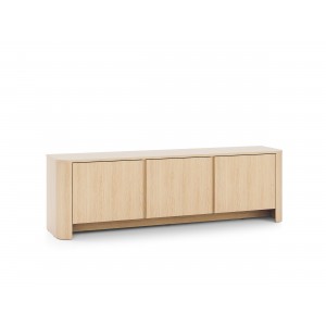 Moderner dreitüriger RTV-Schrank FARI Eiche vincenza für das Wohnzimmer 1/9