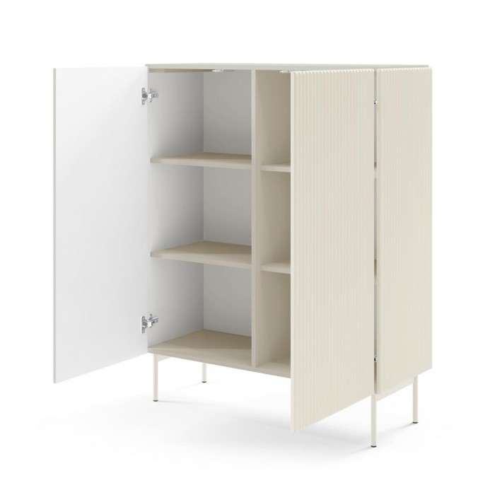 TUTTI hohe geriffelte Kommode für Wohnzimmer...