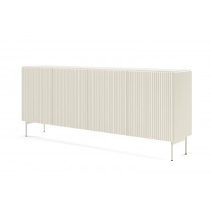 TUTTI 195 cm breite viertürige Kommode auf Metallfüßen Cashmere 1/9