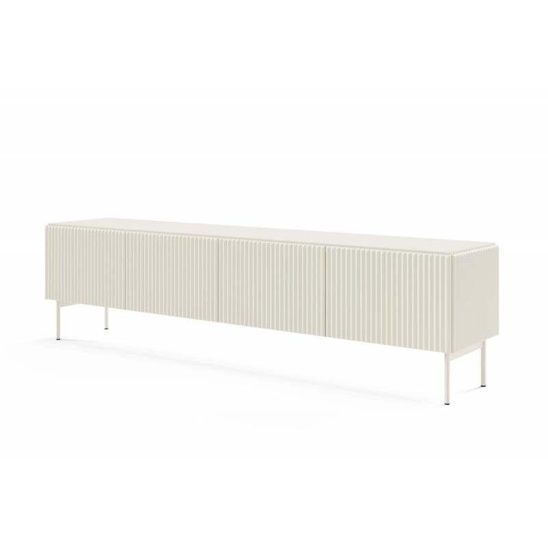 Kaschmir breiter 4-türiger RTV-Schrank TUTTI 195 cm mit Flügeltüren