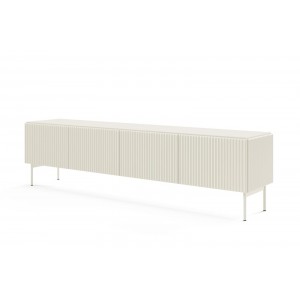 Kaschmir breiter 4-türiger RTV-Schrank TUTTI 195 cm mit Flügeltüren 1/9