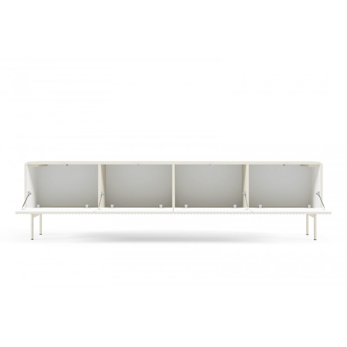Kaschmir breiter 4-türiger RTV-Schrank TUTTI 195 cm mit Flügeltüren