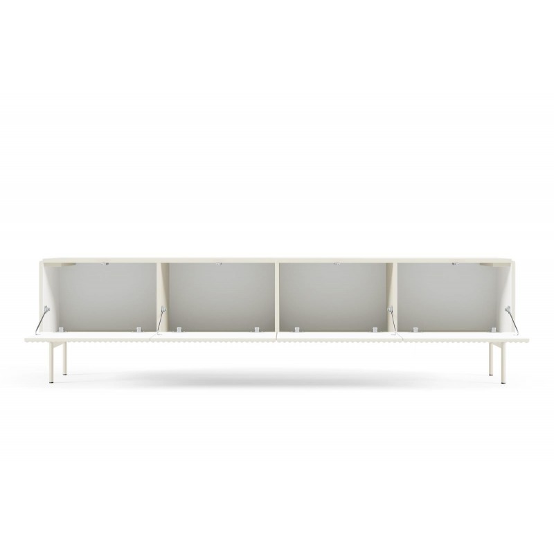 Kaschmir breiter 4-türiger RTV-Schrank TUTTI 195 cm mit Flügeltüren 5/9
