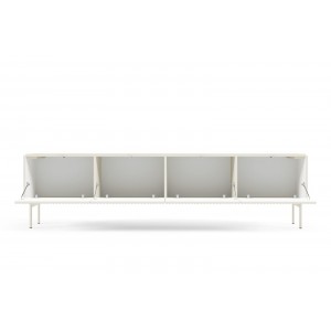 Kaschmir breiter 4-türiger RTV-Schrank TUTTI 195 cm mit Flügeltüren 5/9