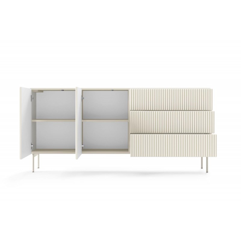 Zweitürige Kommode Cashmere mit breiten Schubladen TUTTI 177 cm 5/9