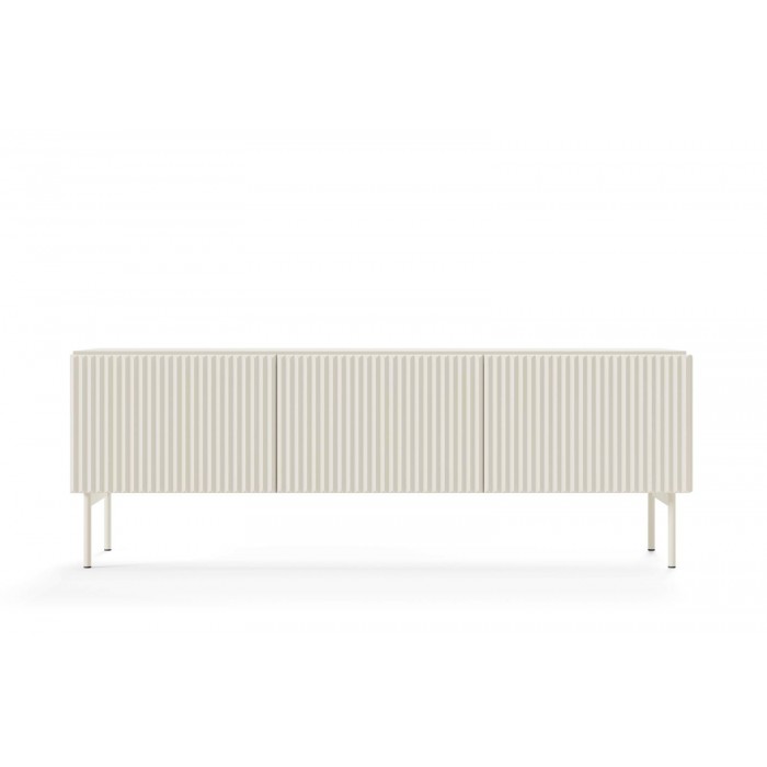 TUTTI 147 cm Kaschmir eleganter dreitüriger RTV-Schrank mit Scharnierdeckel