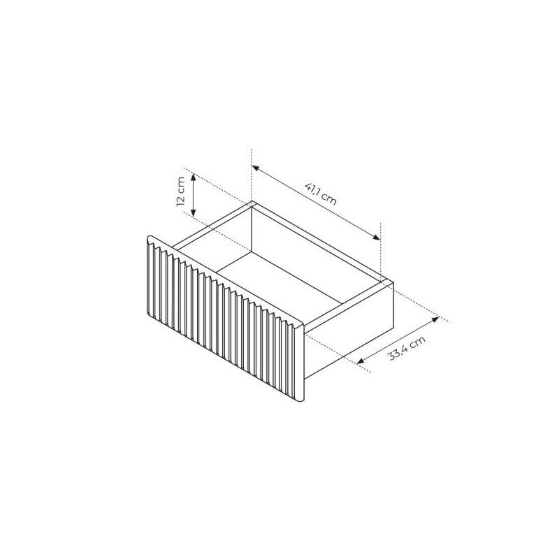 Zweitürige Kommode TUTTI Schwarz 147 cm für Wohnzimmer 7/9