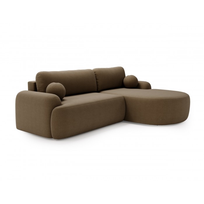 Elegante braune CLOUDY-Ecke...