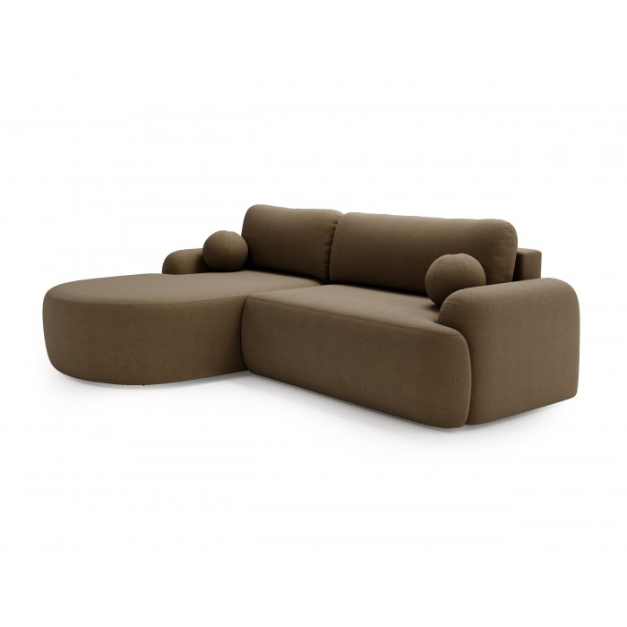 Elegante braune linke Ecke...