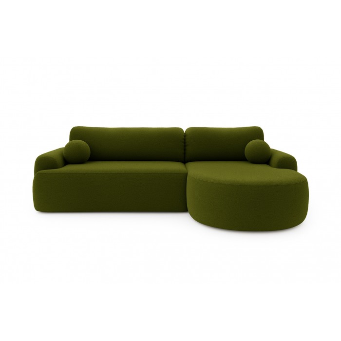 Elegante grüne CLOUDY-Ecke rechts aus...