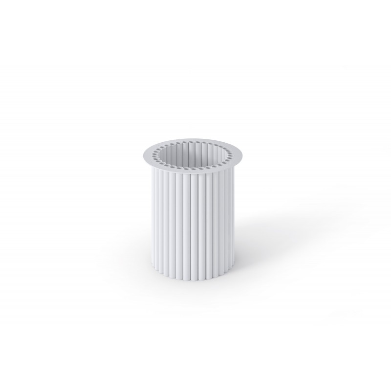 Moderner weißer Tisch VIRELO mit minimalistischem Charakter 4/9