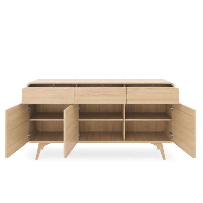 Kommode VELION 160 cm - breit, Eiche,...