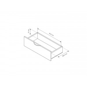 RTV Schrank ARVIS 195 cm Moderner TV-Schrank mit Schubladen Eiche Dunin + Schwarz 9/9