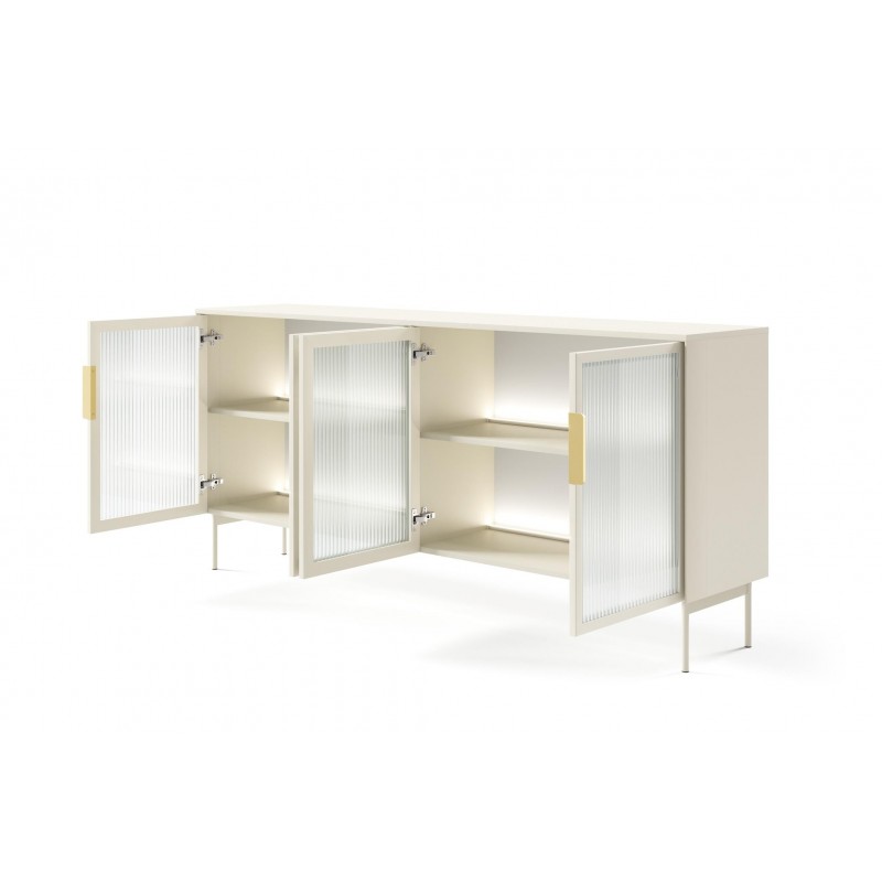 ILUMI 4D breite Kommode aus Kaschmir für das Schlafzimmer 4/9