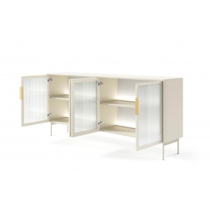 ILUMI 4D breite Kommode aus Kaschmir für das Schlafzimmer 4/9