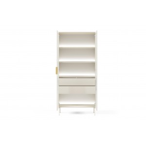Zweitürige Vitrine ILUMI tall aus Kaschmir 2/9