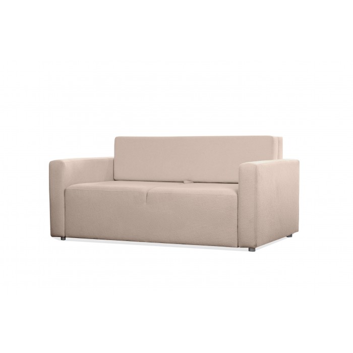 Modernes Zweisitzer-Sofa MIRA mit Schlaffunktion in Beige