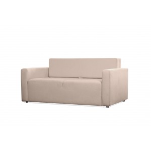 Modernes Zweisitzer-Sofa MIRA mit Schlaffunktion in Beige 4/9