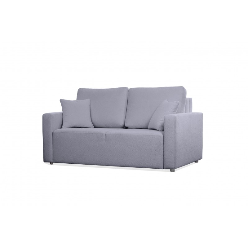 Zweisitzer-Sofa MIRA mit Bettzeugablage in Grau 1/9