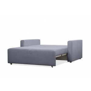 Zweisitzer-Sofa MIRA mit Bettzeugablage in Grau 3/9