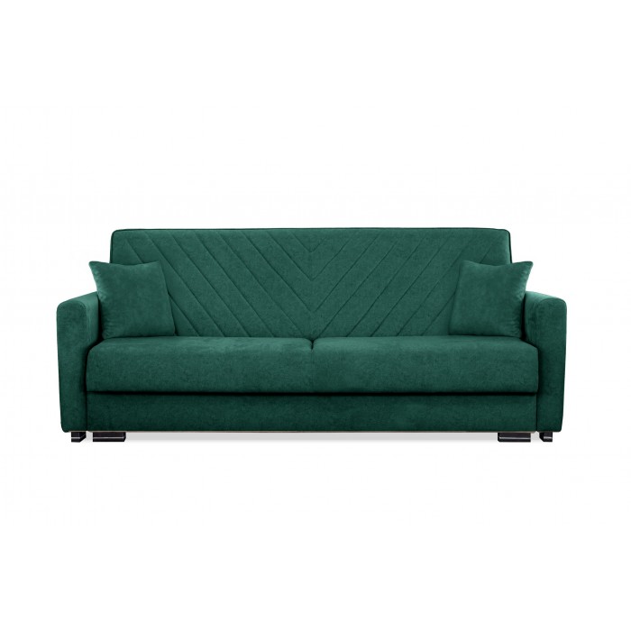 Grünes VERA Sofa mit Schlaffunktion und...